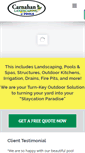 Mobile Screenshot of carnahanlandscaping.com