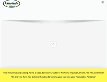 Tablet Screenshot of carnahanlandscaping.com